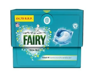 Fairy Non Bio 12w Pods 4 x 277g