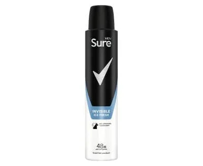 Sure AP Aerosol - Invisible Ice Fresh 6 x 200ml