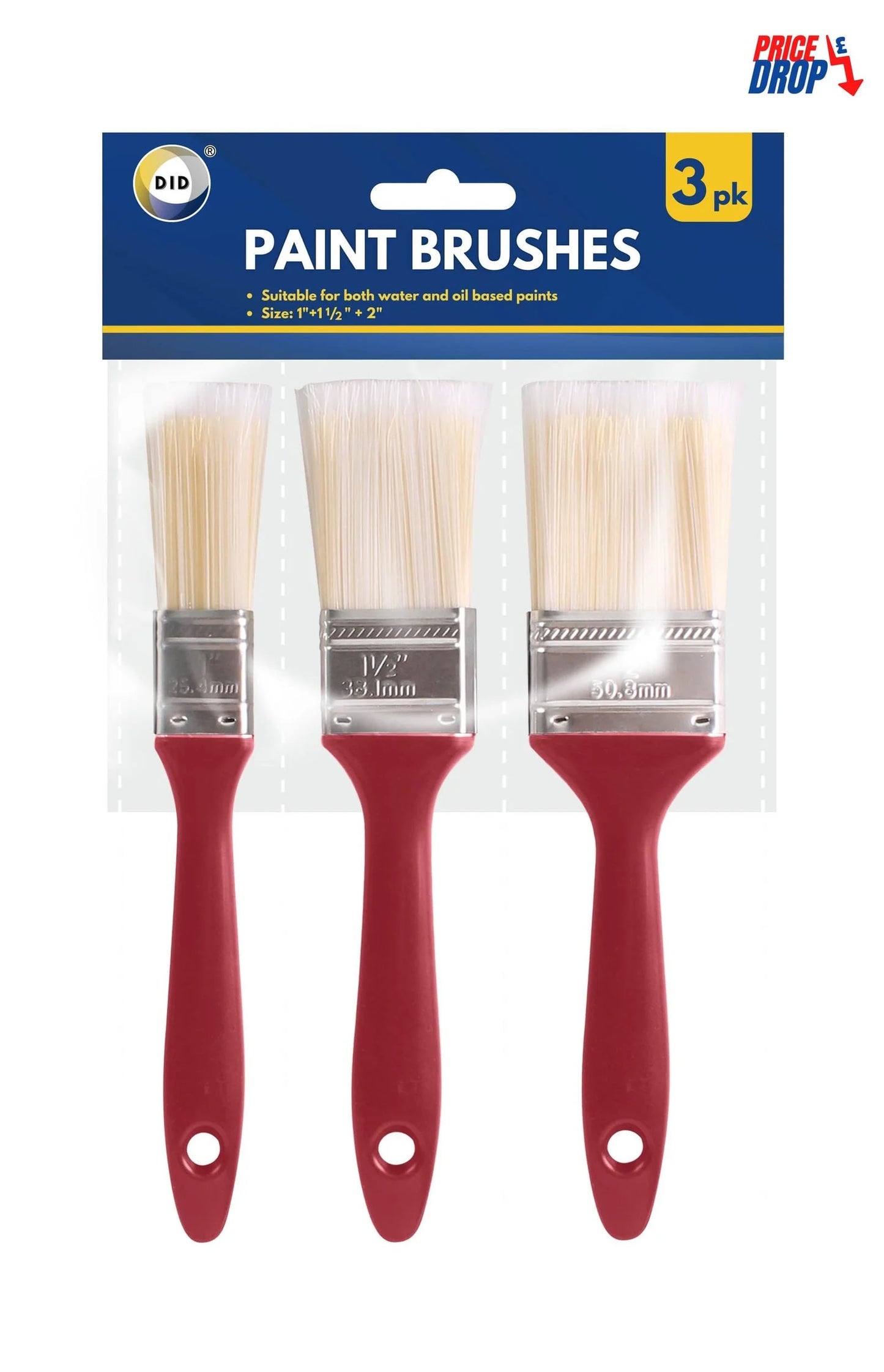 Dina Paint Brushes 3pcs 3s