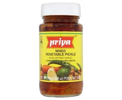 Priya Mixed Veg Pickle 12 x 300g