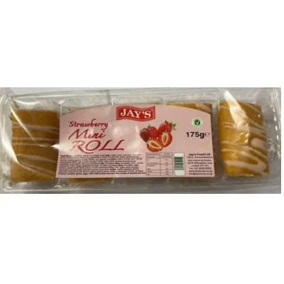 Jay's Strawberry Mini Roll 175g
