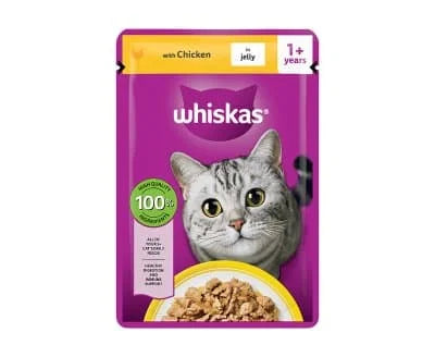 Whiskas With Chicken in Jelly 28 x 85g