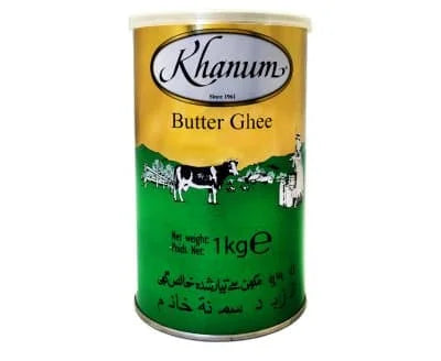 Khanum Pure Butter Ghee 12 x 1kg
