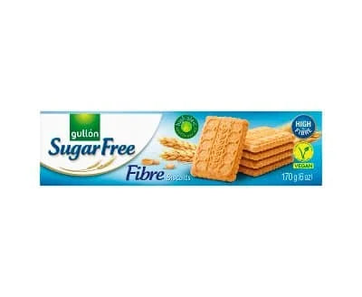 Gullon Sugar Free Fibre Biscuits 16 x 170g
