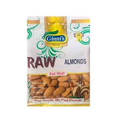Ginni Raw Almonds 10 x 110g