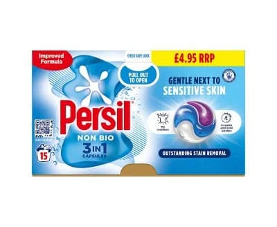 Persil 3In1 Non Bio Capsules 15W 4 x 316.5g