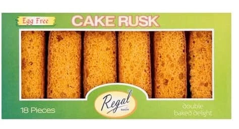 Regal Cake Rusk (Egg Free) 18s 300g