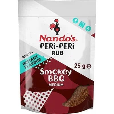 Nandos Peri Peri Rub BBQ 12 x 25g