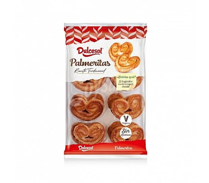 Dulcesol Palmeritas 180g