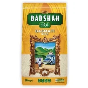 Badshah Basmati Rice 20kg
