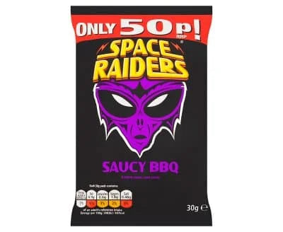 Space Raiders Saucy BBQp 36 x 30g