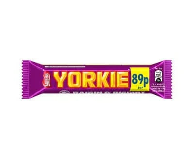 Nestle Yorkie Raisin & Biscuitp 24 x 44g