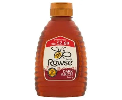 Rowse Sqzy Dark & Rich Honey 6 x 340g
