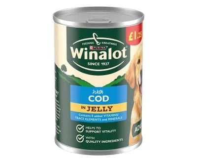 Winalot Dog Wet Adult Cod 12 x 400g