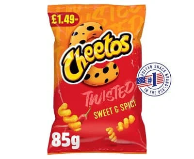 Cheetos Fiery - Sweet & Spicy 12 x 85g