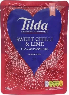 Tilda RTE Sweet Chilli & Lime Rice 6 x 250g