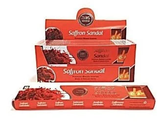 Heera Incense Stick - Saffron Sandal 12 x 15g