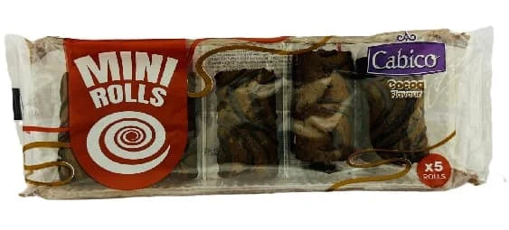 Cabico Cocoa Mini Rolls 6s