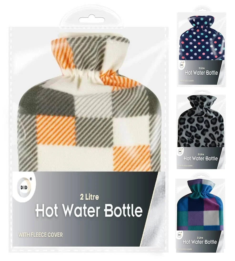 Dina Hot Water Bottle & Cover 2ltr