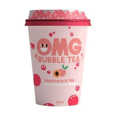OMG BubbleTea - Peach 10 x 270ml