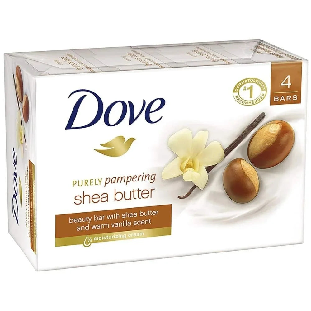 Dove Shea Butter Cream Bar 12 x 4pkx90g