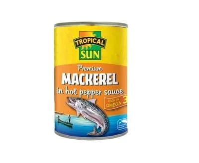 Tropical Sun Mackerel In Hot Pepper 12 x 400g