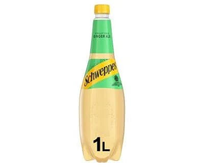 Schweppes Ginger Ale 6 x 1ltr