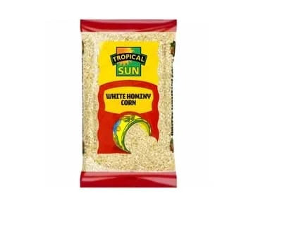 Tropical Sun White Hominy Corn 6 x 2kg