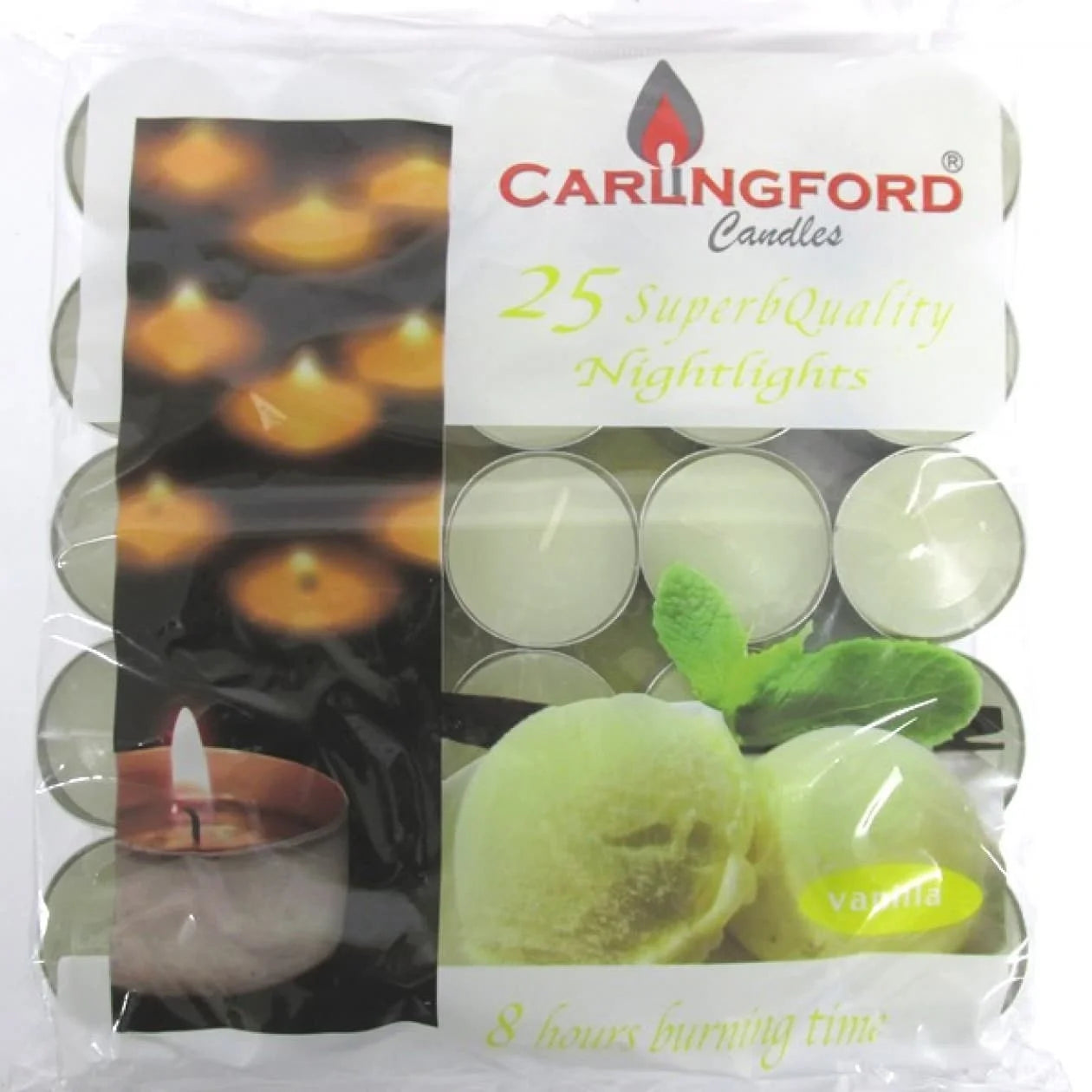 Carlingford 6Hr Burning Candles - Vanilla 20s