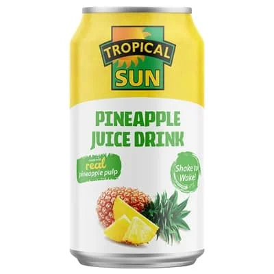Tropical Sun Pineapple Juice Drink 12 x 330ml