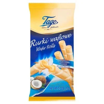 Tago Wafer Rolls - Coconut 150g
