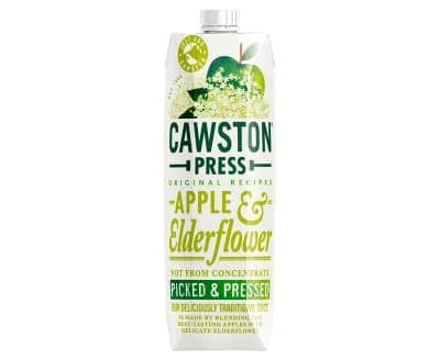 Cawston Press Apple & Elderflower Juice 6 x 1ltr