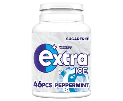 Wrigleys Extra Ice Peppermint S/F Btl (46's) 6 x 64g