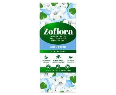 Zoflora Disinfectant - Linen Fresh 12 x 500ml