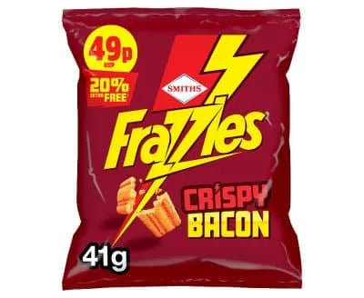 Walkers Frazzles Crispy Bacon 20% Extrap 30 x 41g