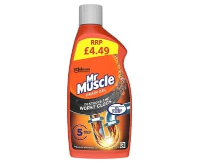Mr Muscle Sink & Drain Gel Unblocker 6 x 500ml