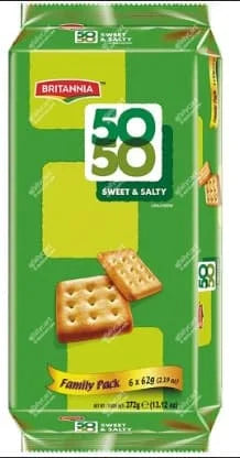 Britannia 50-50 Sweet & Salty 8 x 6x62g