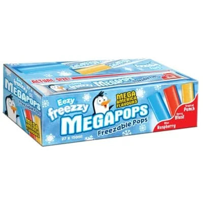 Eezy Freezzy Freezable Mega Pops 27 x 150ml