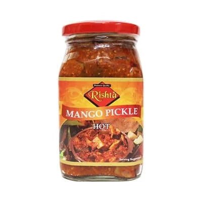 Rishta Mango Pickle (Hot) 6 x 400g