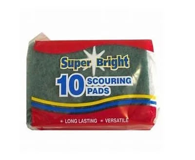 ELG SB 10PK Scouring Pads 10 x 10s