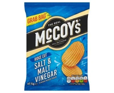McCoys Salt & Malt Vinegar 26 x 45g