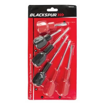 BS 6pc Cabinet Handle Screwdriver Set 6s