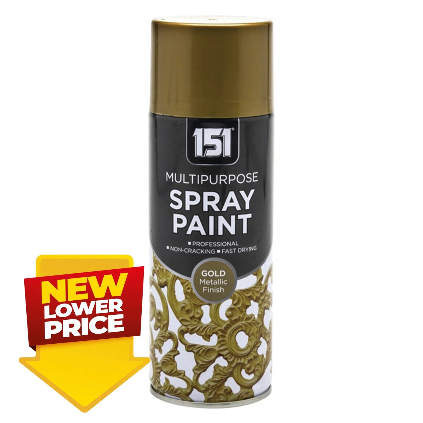 151 MP Gold Metalic Finish Spray Paint 400ml