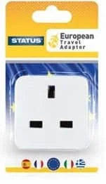 Status European Travel Adaptor Each