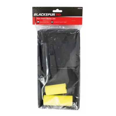 Blackspur Mini Paint Roller Set 1s