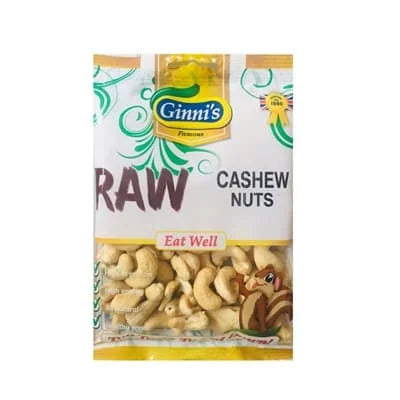 Ginni Raw Cashewnuts 10 x 110g