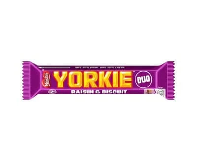 Nestle Yorkie Raisin & Biscuit Duo Bars 24 x 66g