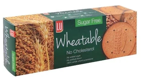 LU Wheatable Digestive Sugar Free Biscuits 6 x 114g