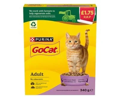 Go Cat Dry Food Chicken & Duck 6 x 340g