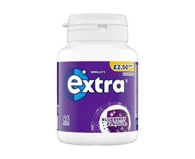 Wrigleys Extra Blueberry Btl (46's) 6 x 64g